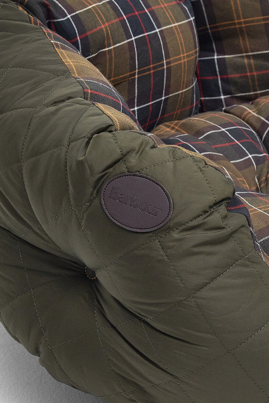 An image of the Barbour Quilted Dog Bed 30 Inches