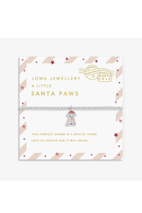 An image of the Joma Jewellery Love From Santa 'Santa Paws' Bracelet