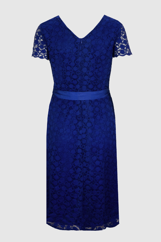 An image of the Bianca Darcey Short Sleeve Lace Dress