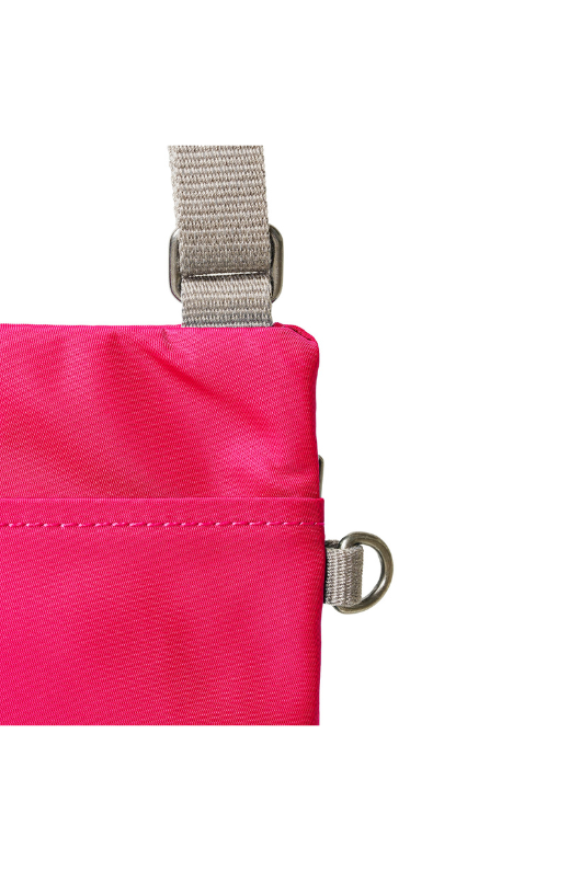 An image of the Roka London Chelsea Sparkling Cosmo Recycled Nylon Crossbody Bag.