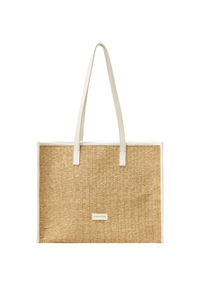 An image of the Every Other Straw Box Tote Bag