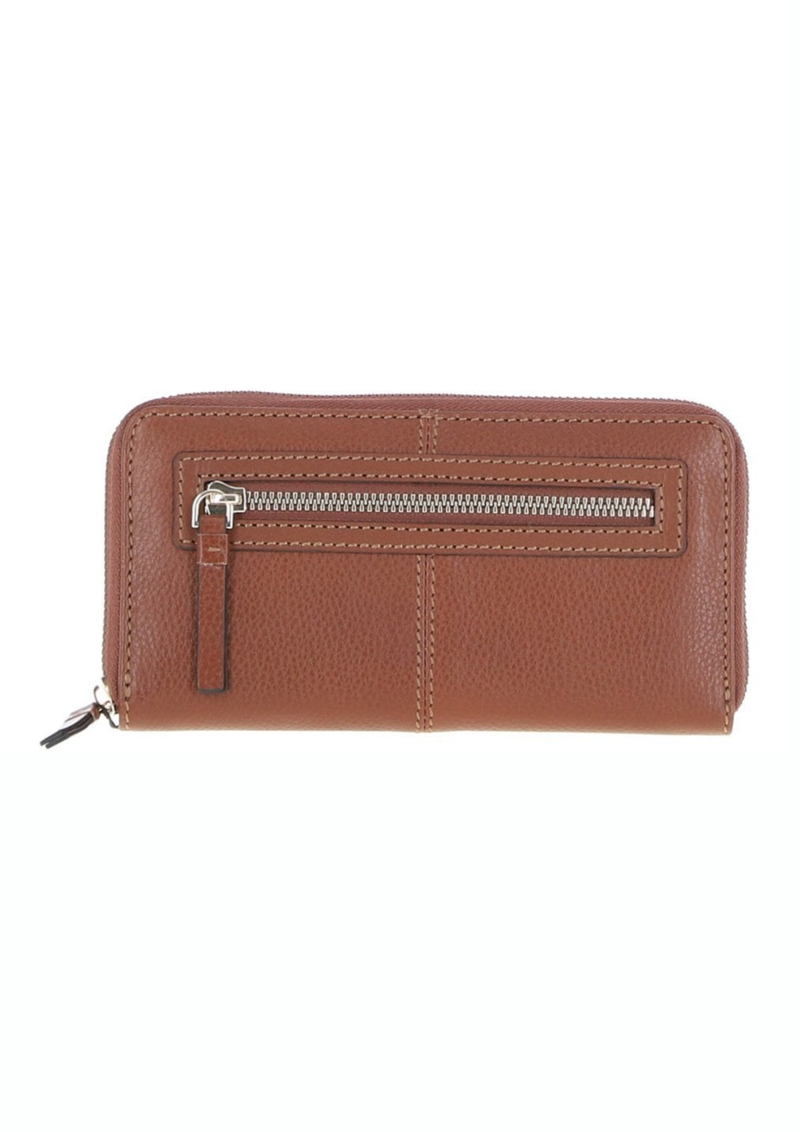 An image of the Ashwood Leather Zip Around Large Leather Purse