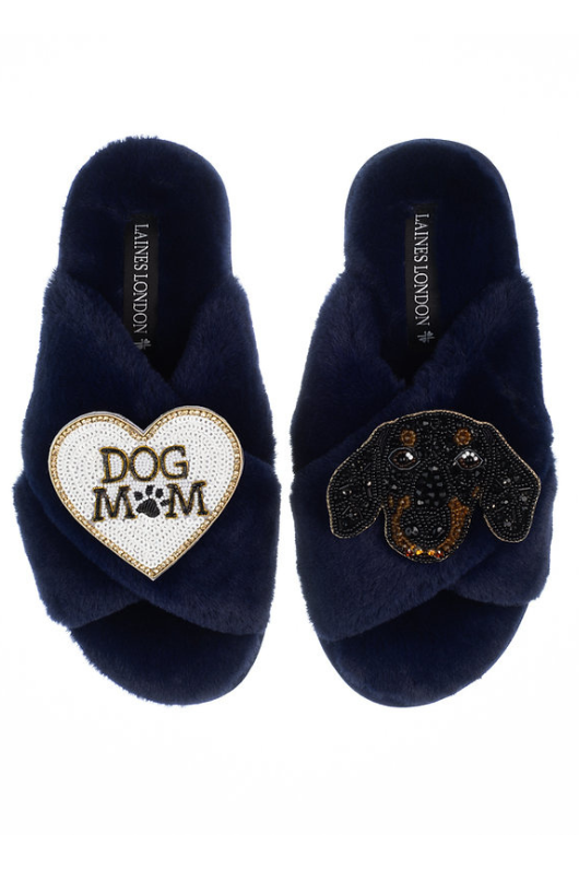 An image of the Laines London Classic Slipper Dog Mum