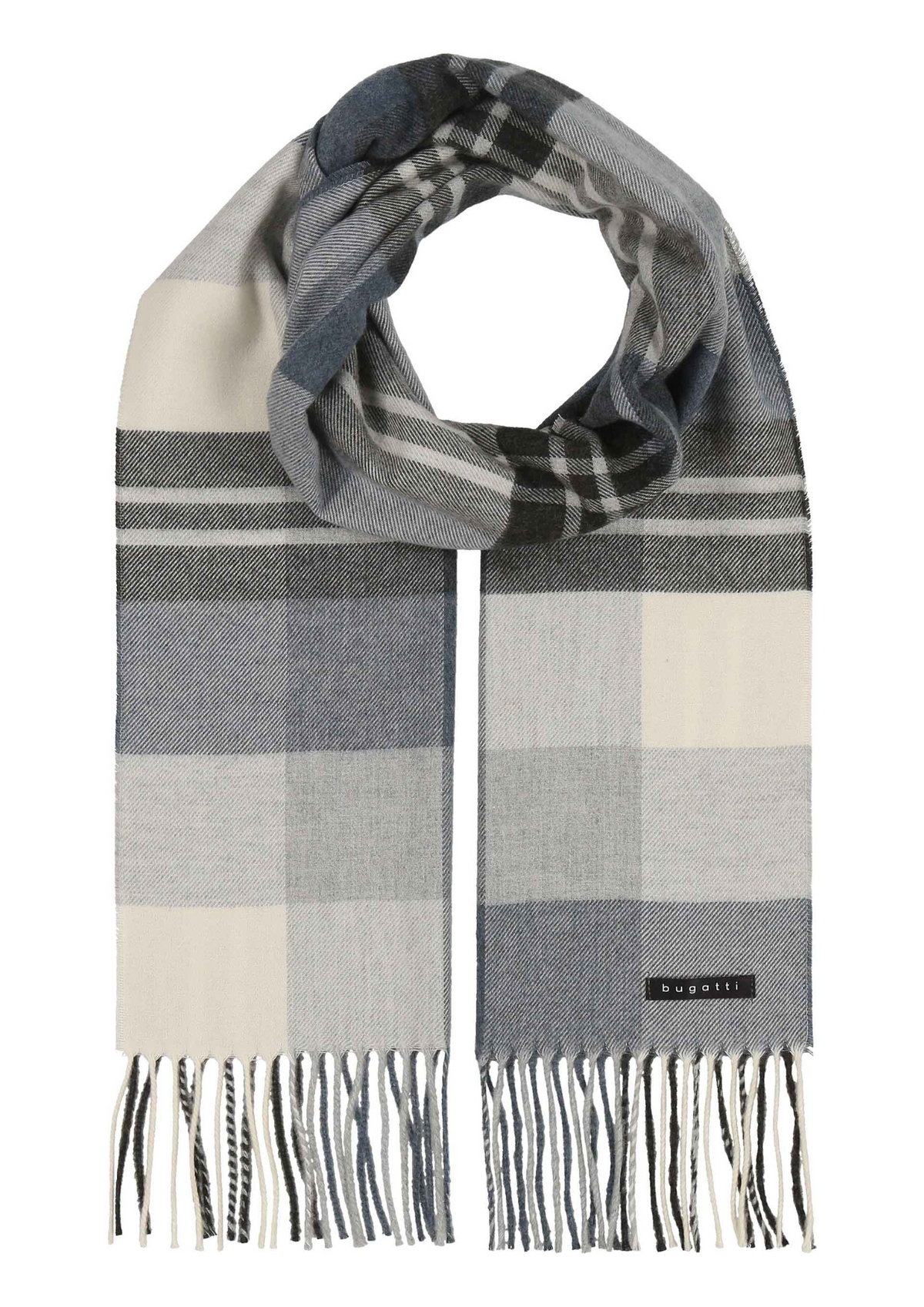 An image of the Bugatti Colourblock Cashmink Scarf