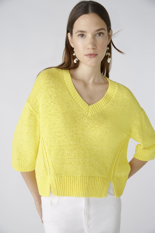 An image of the Oui 3/4 Sleeve Jumper