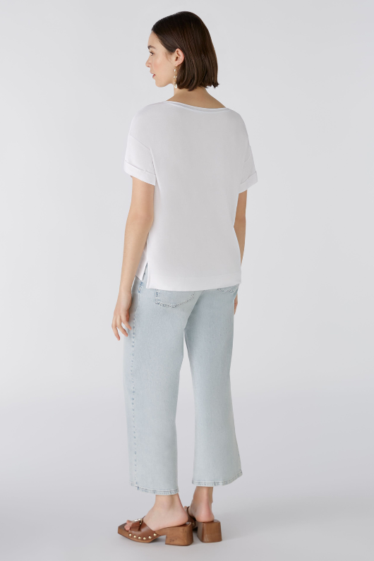 An image of the Oui Lady Print T-Shirt