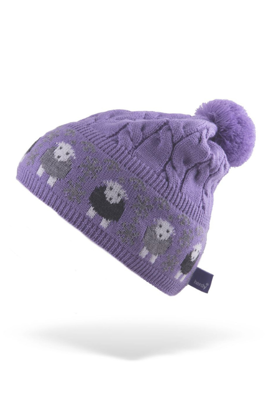 An image of the The Herdy Company Cable Knit Bobble Hat