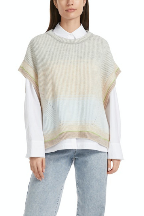 An image of the Marc Cain Wool, Cashmere Mix Knitted Vest
