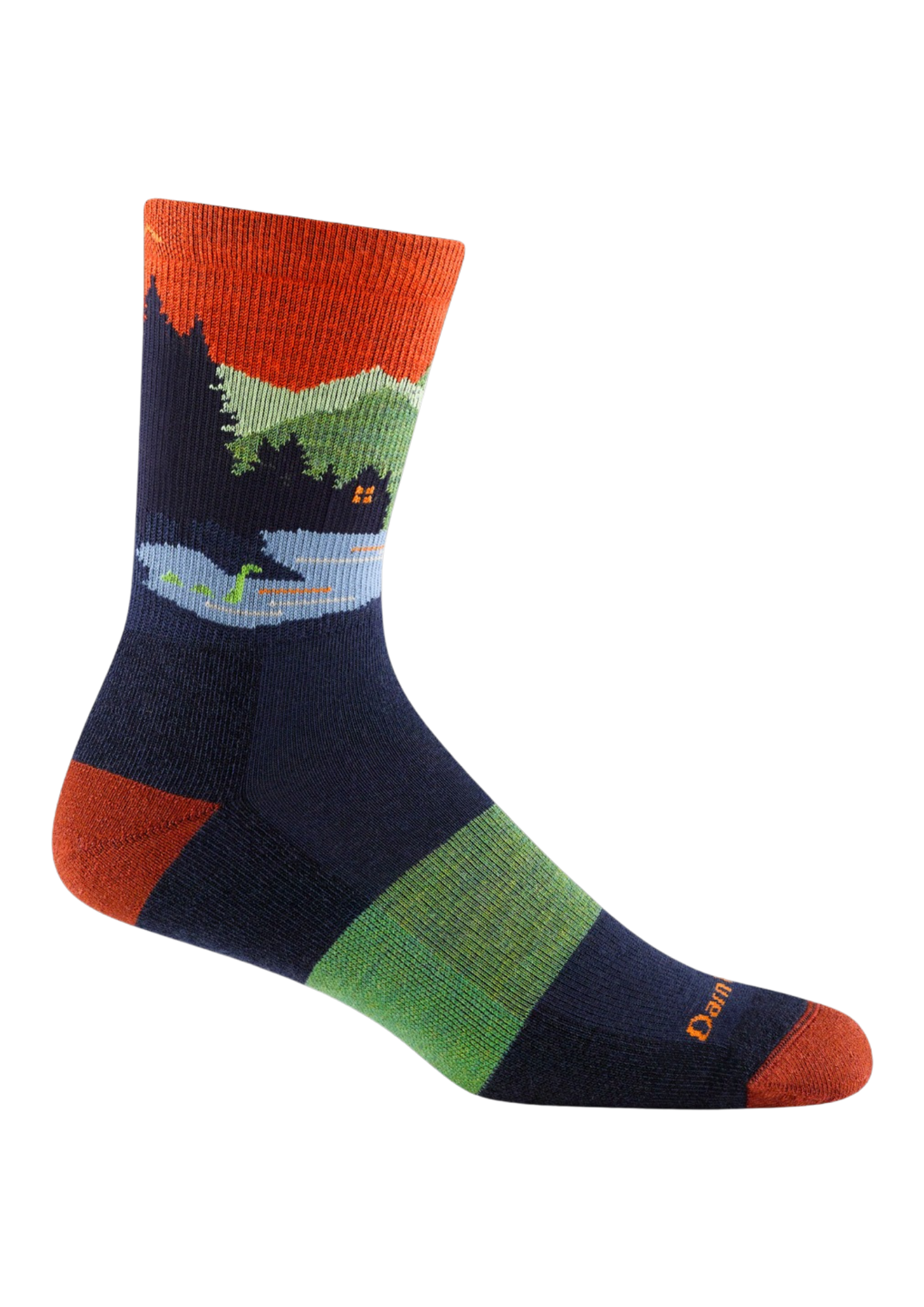 An image of the Darn Tough Close Encounters Micro Crew Midweight Hiking Socks