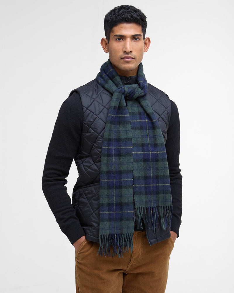 An image of the Barbour Tartan Lambswool Scarf