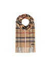 An image of the Fraas Fraas Plaid Cashmink Wrap