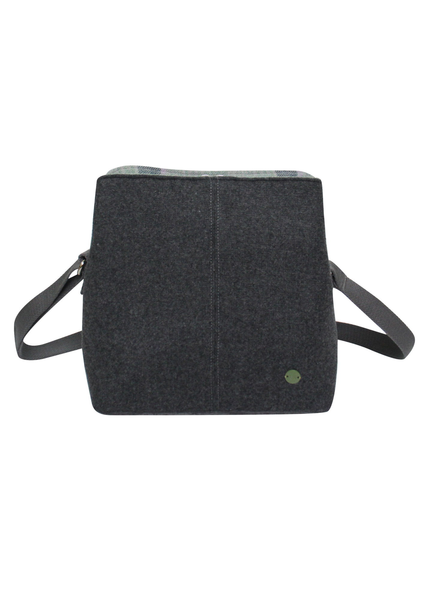 An image of the Earthsquared Plain Wool Logan Bag