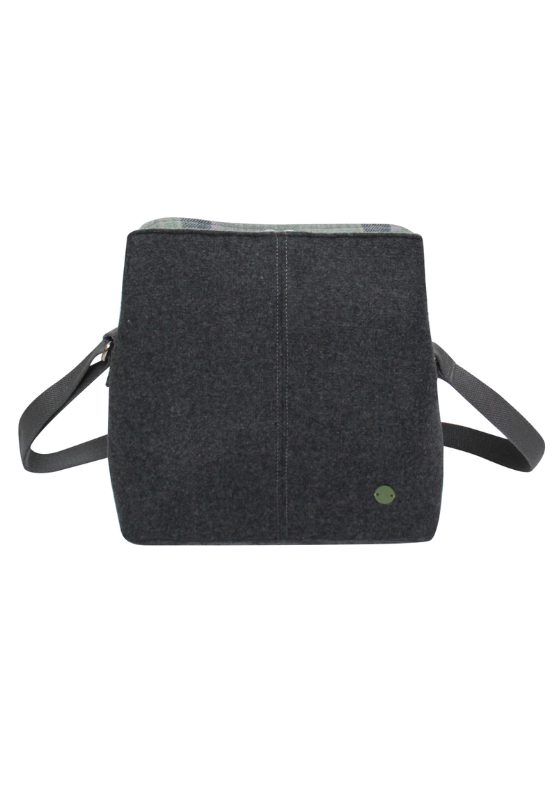An image of the Earthsquared Plain Wool Logan Bag