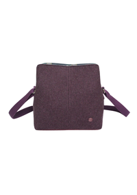 An image of the Earthsquared Plain Wool Logan Bag