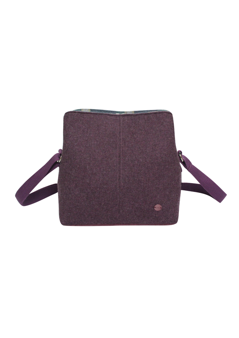 An image of the Earthsquared Plain Wool Logan Bag
