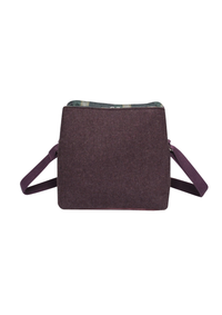An image of the Earthsquared Plain Wool Logan Bag