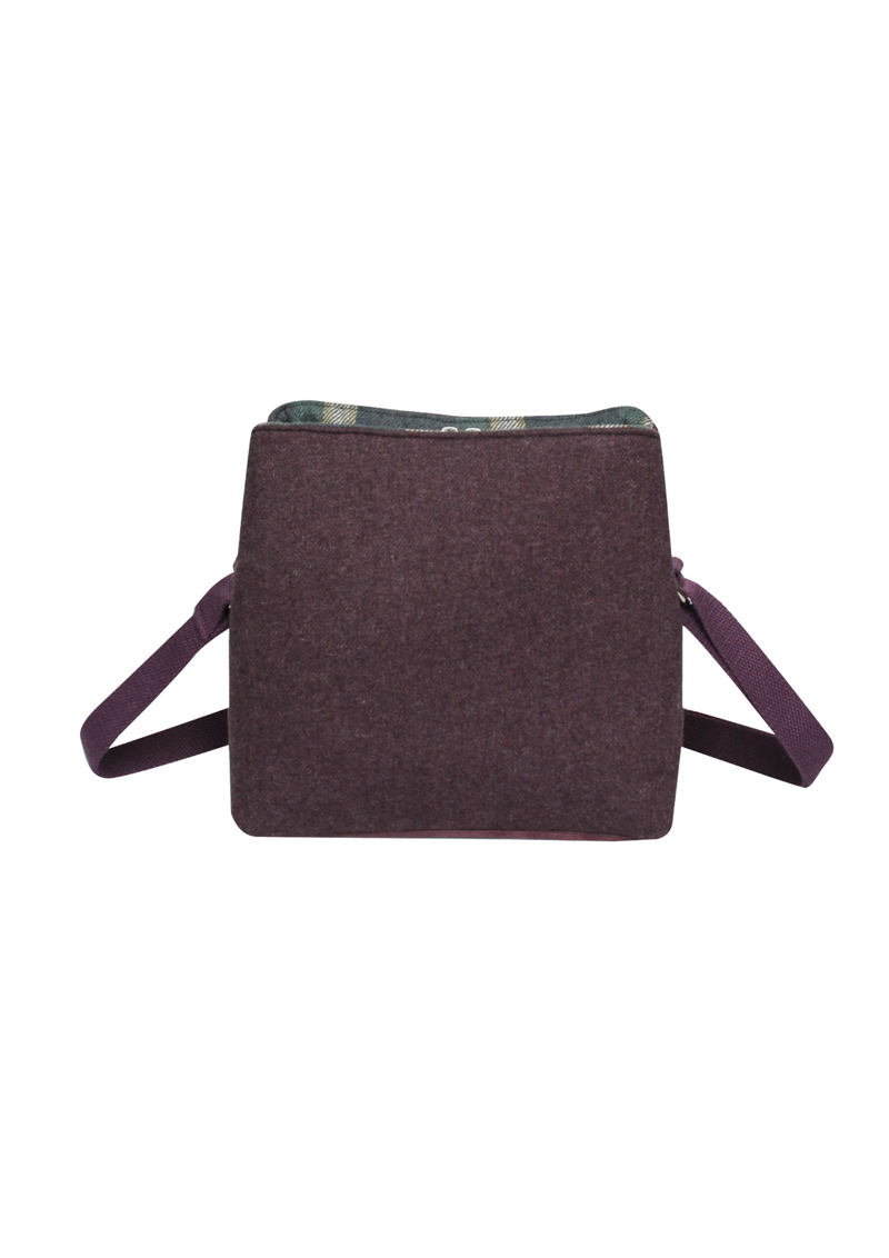 An image of the Earthsquared Plain Wool Logan Bag