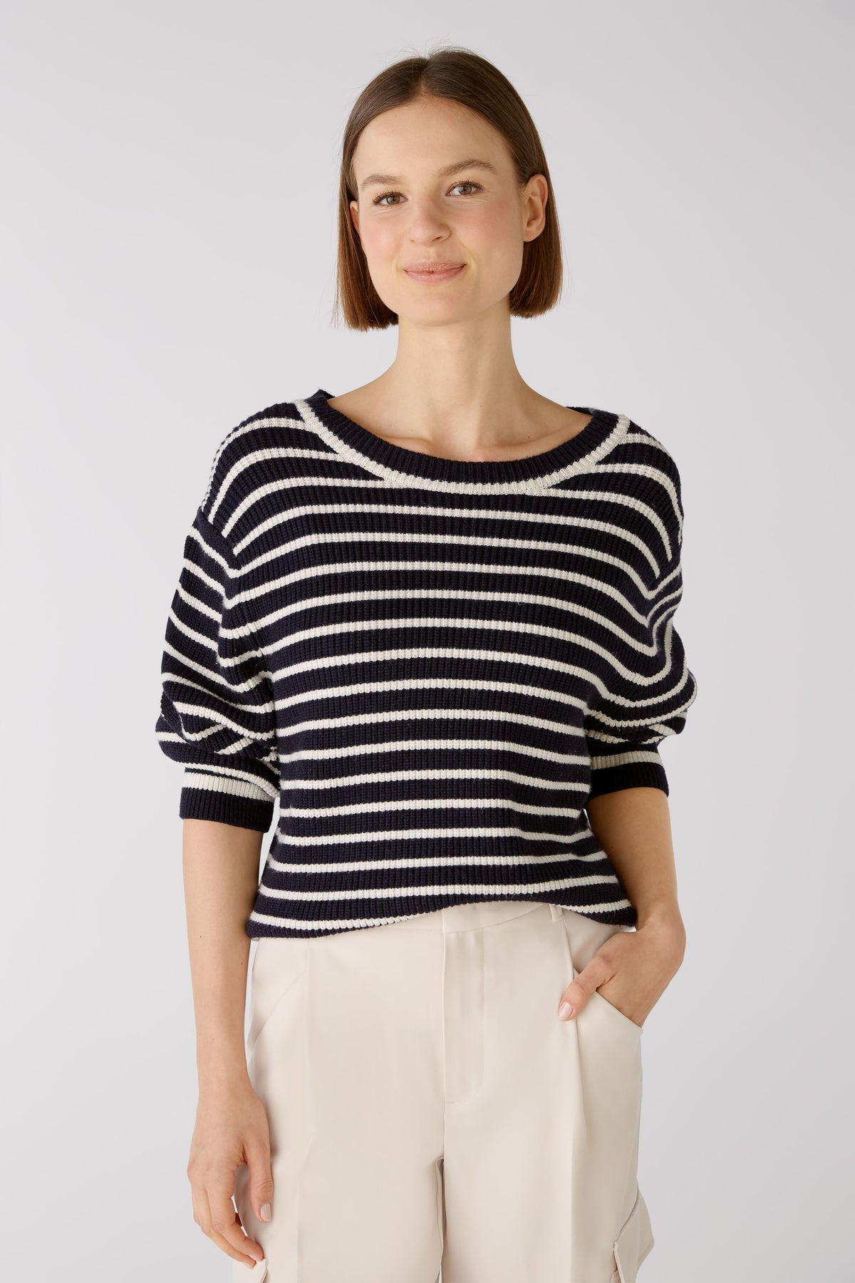 An image of the Oui Jumper Stripe