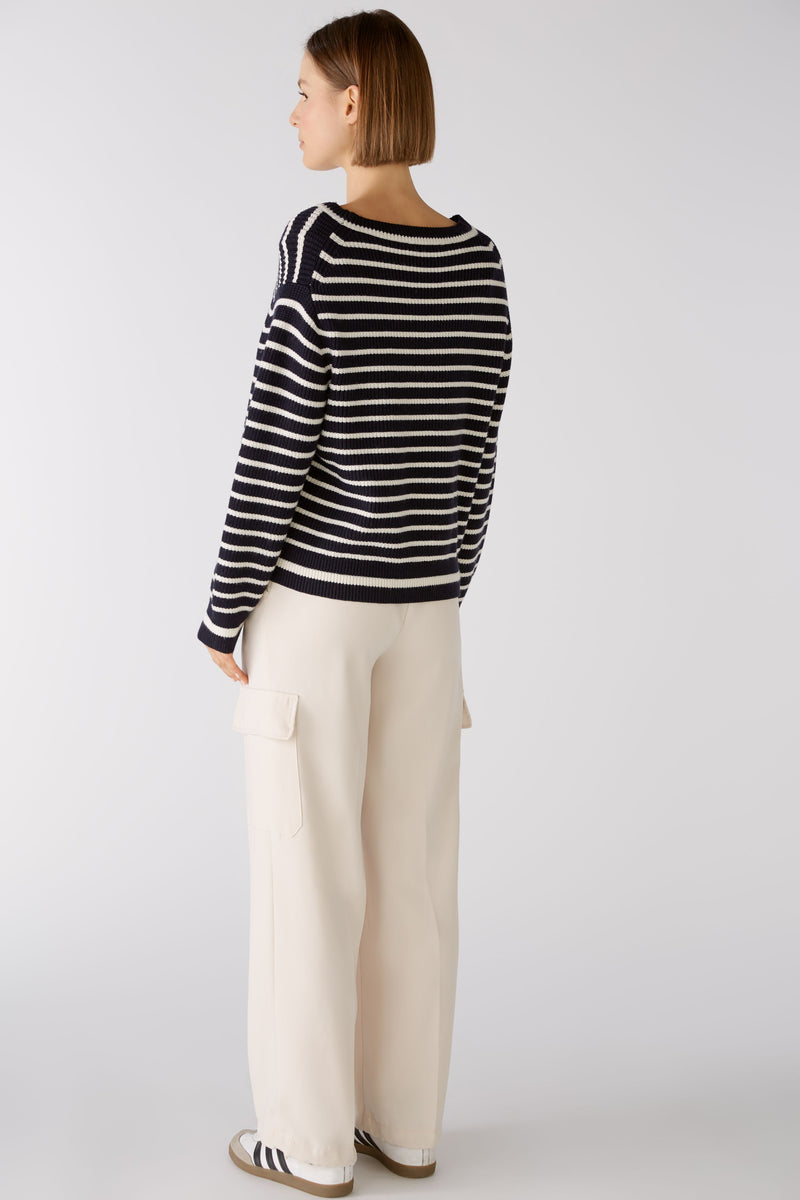 An image of the Oui Jumper Stripe