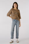 An image of the Oui Leopard Print Jumper