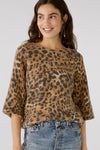 An image of the Oui Leopard Print Jumper