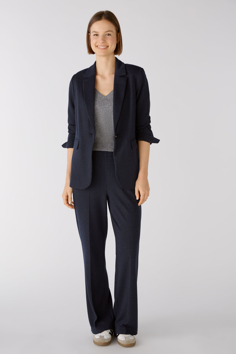 An image of the Oui Pinstripe Blazer