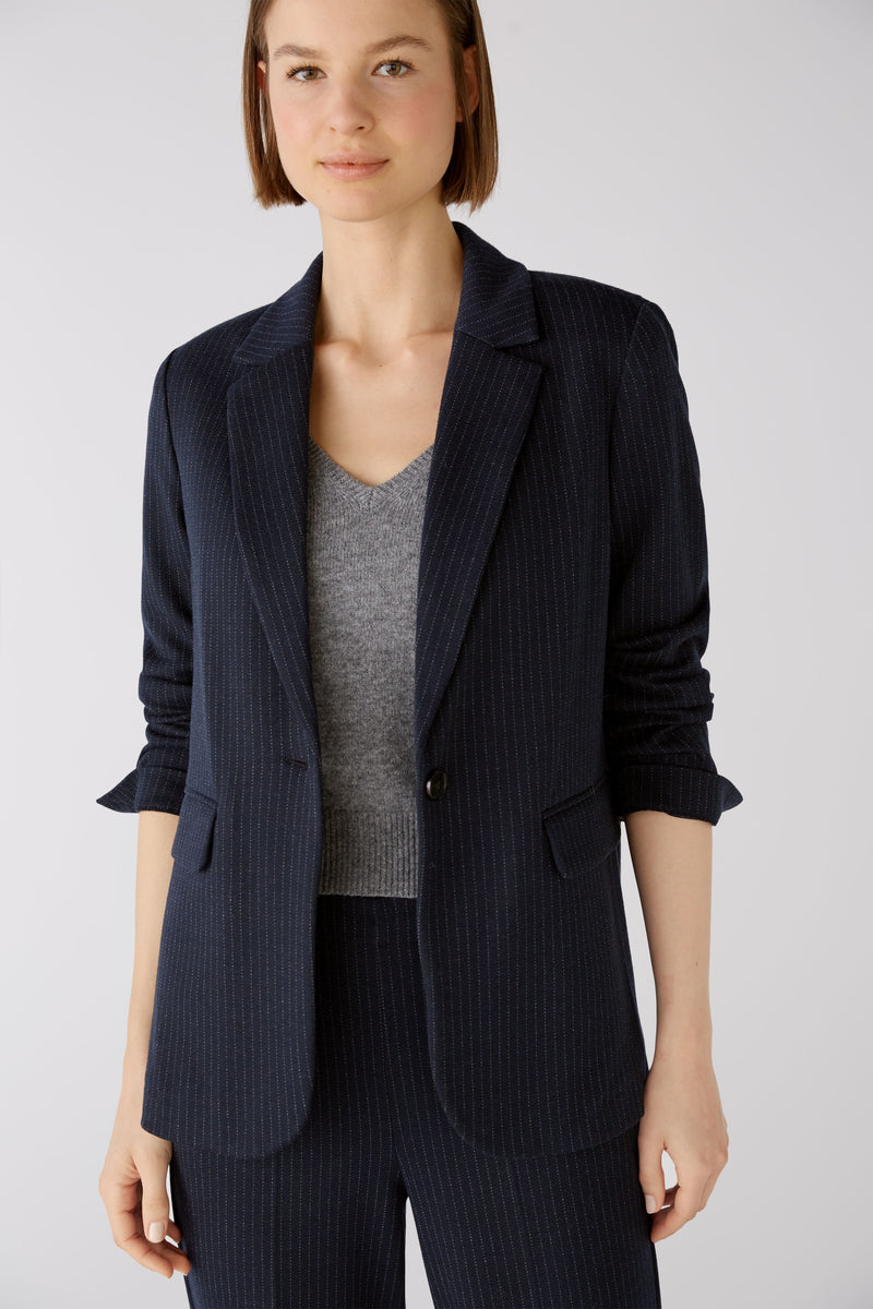 An image of the Oui Pinstripe Blazer