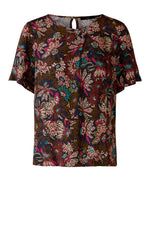An image of the Oui Frill Sleeve Blouse