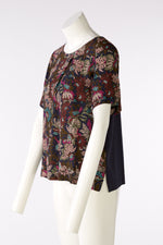 An image of the Oui Frill Sleeve Blouse