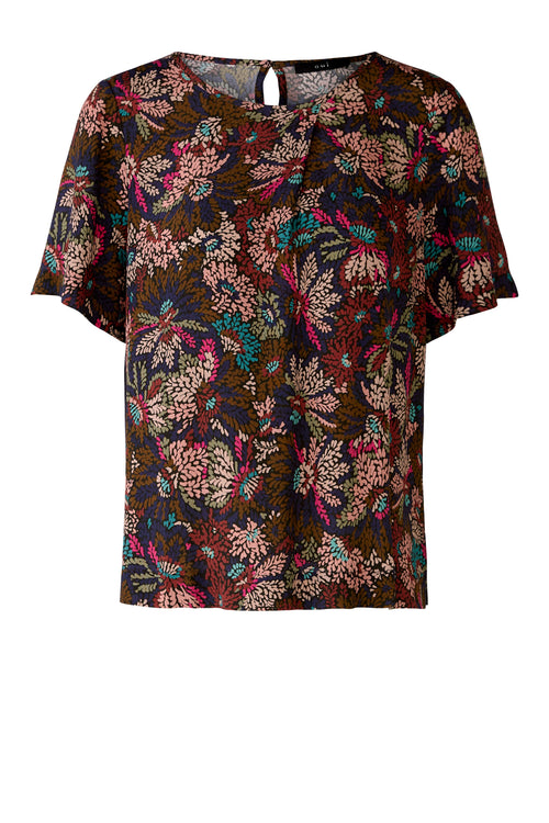 An image of the Oui Frill Sleeve Blouse