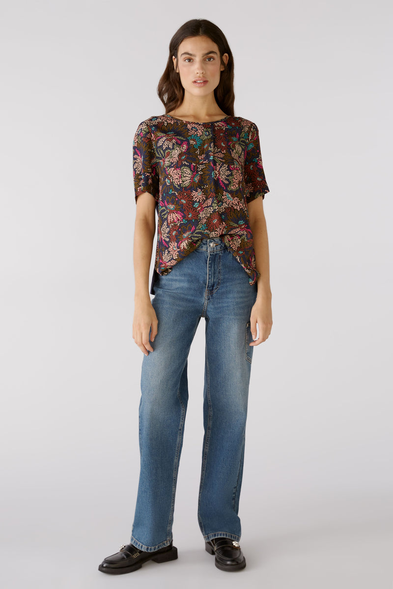 An image of the Oui Frill Sleeve Blouse