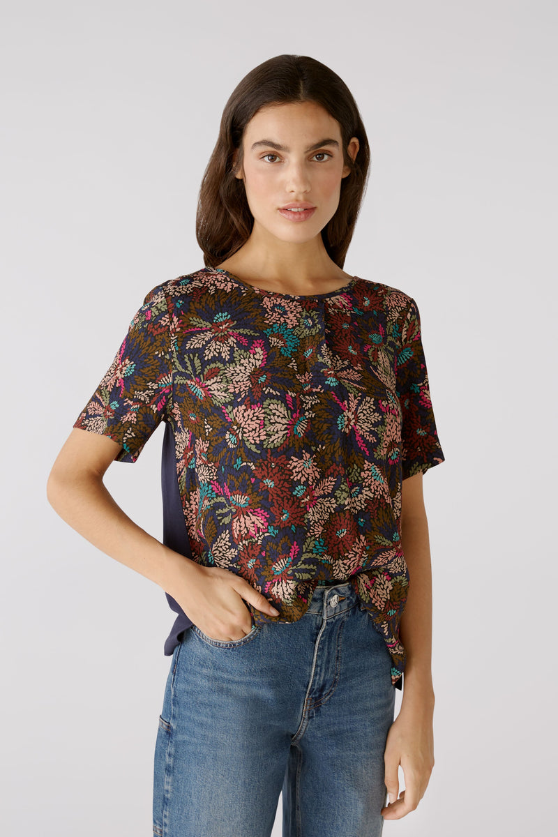 An image of the Oui Frill Sleeve Blouse
