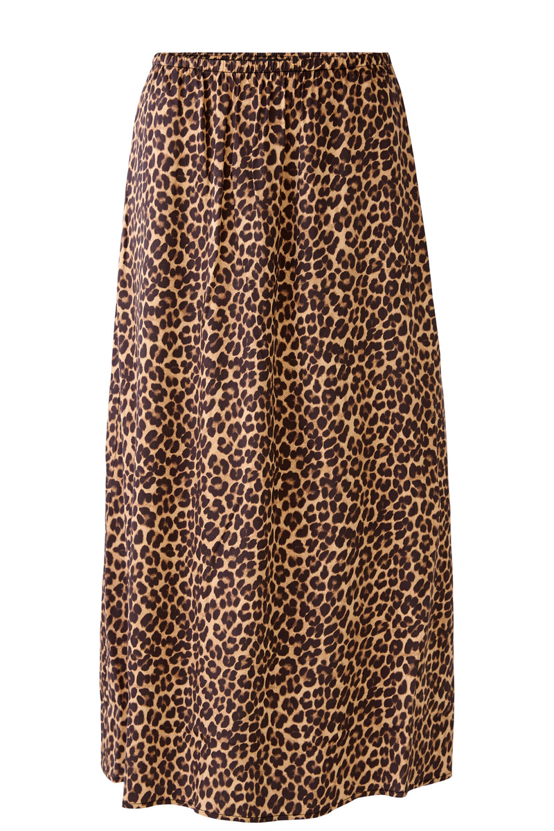 An image of the Oui Leopard Print Skirt