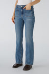 An image of the Oui Jeans - The Flared Mid Rise