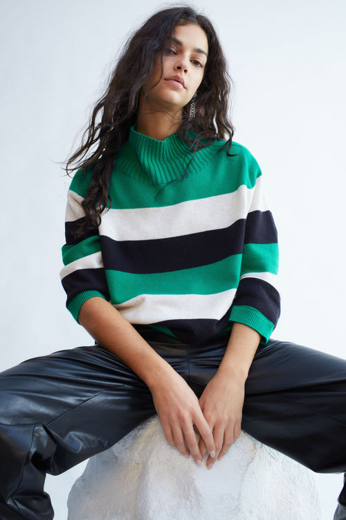 An image of the Oui Jumper - Stripe
