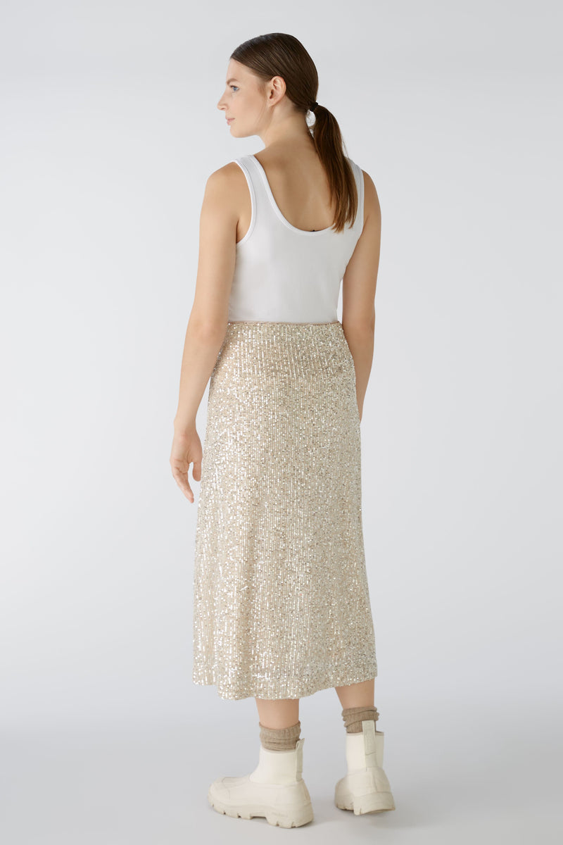 An image of the Oui Midi Skirt - Sequin