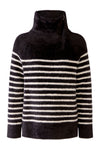 An image of the Oui Zip Neck Jumper