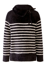 An image of the Oui Zip Neck Jumper