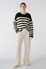 An image of the Oui Striped Jumper
