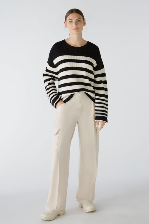An image of the Oui Striped Jumper