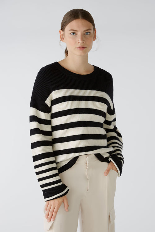 An image of the Oui Striped Jumper