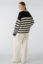 An image of the Oui Striped Jumper