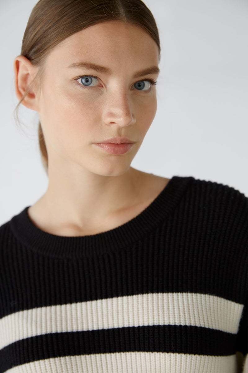 An image of the Oui Striped Jumper