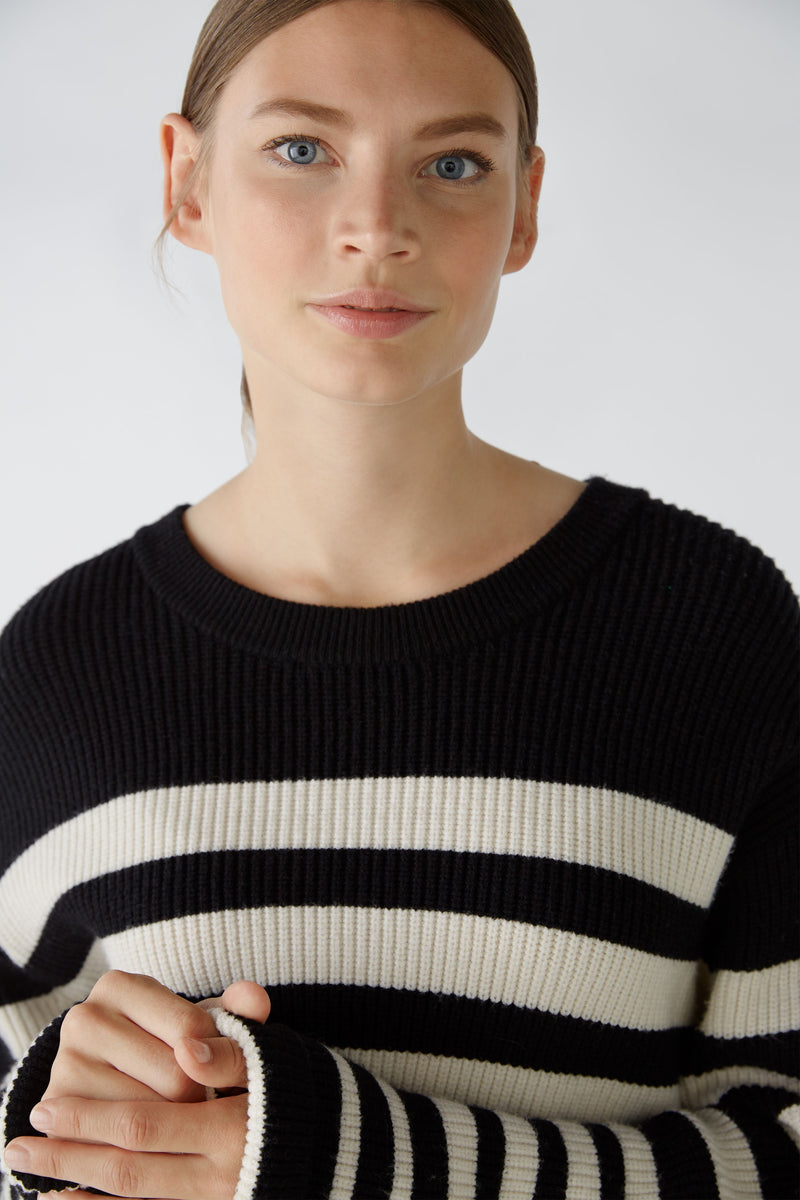 An image of the Oui Striped Jumper