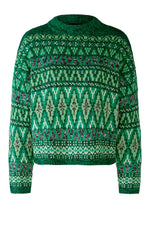 An image of the Oui Patterned Jumper