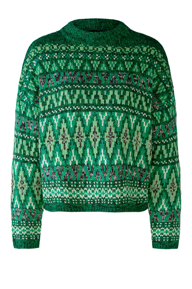 An image of the Oui Patterned Jumper