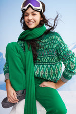 An image of the Oui Patterned Jumper