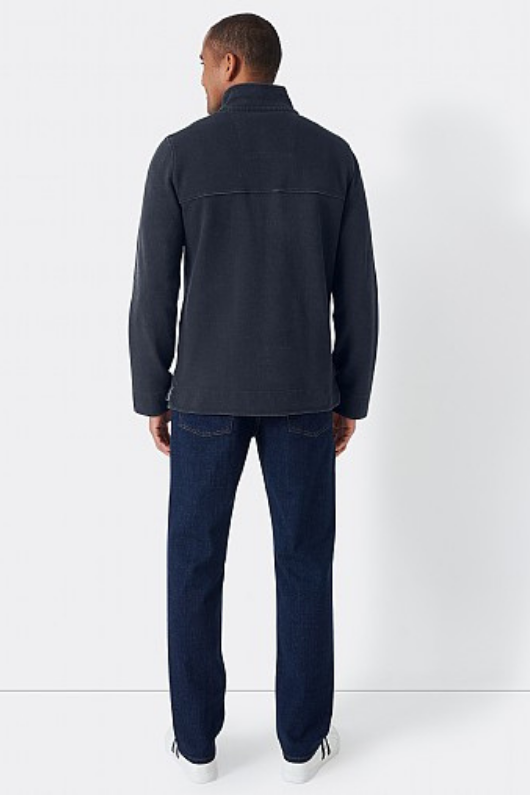 An image of the Crew Clothing Padstow Pique Sweatshirt