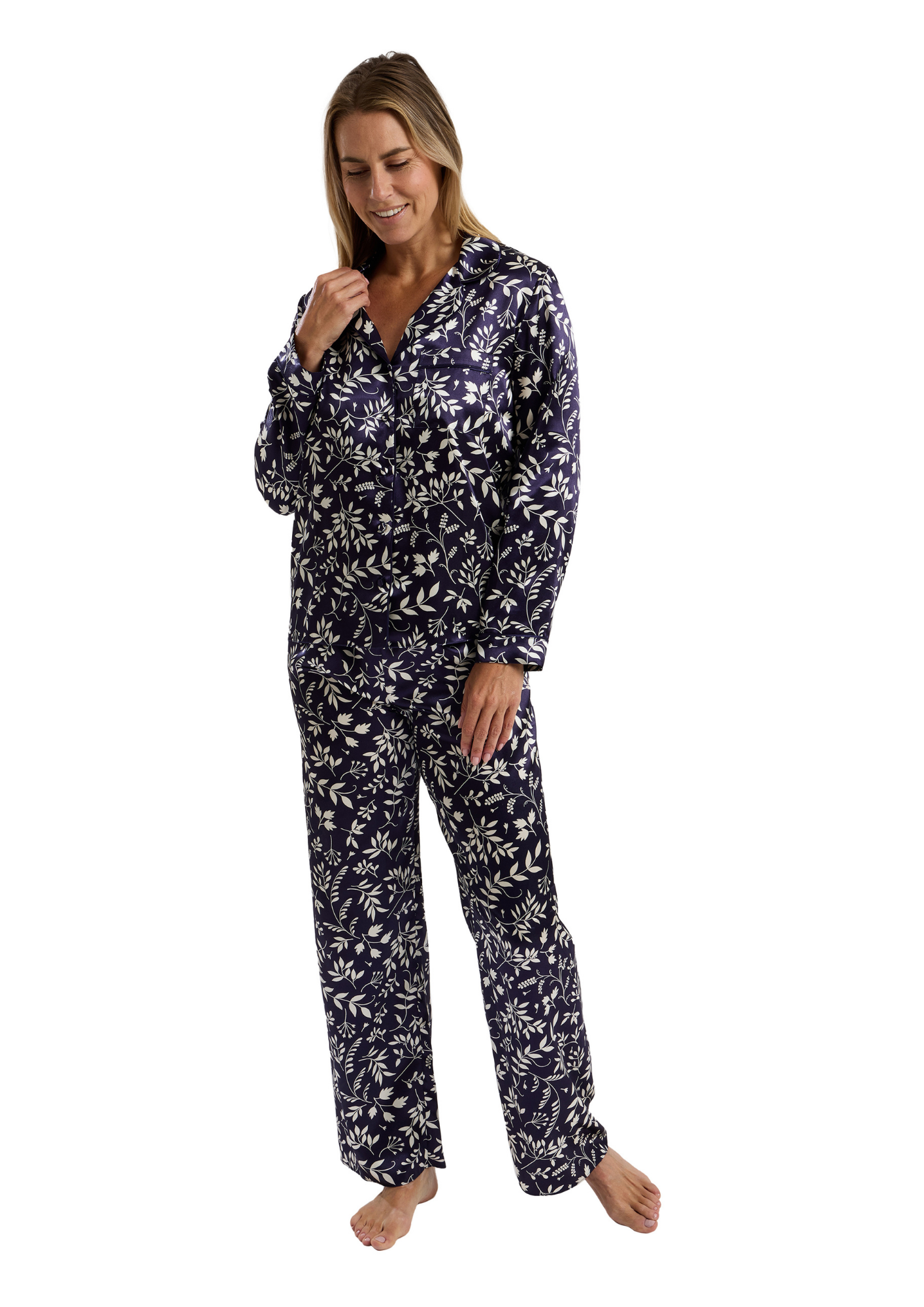 Claudette Satin Pyjamas