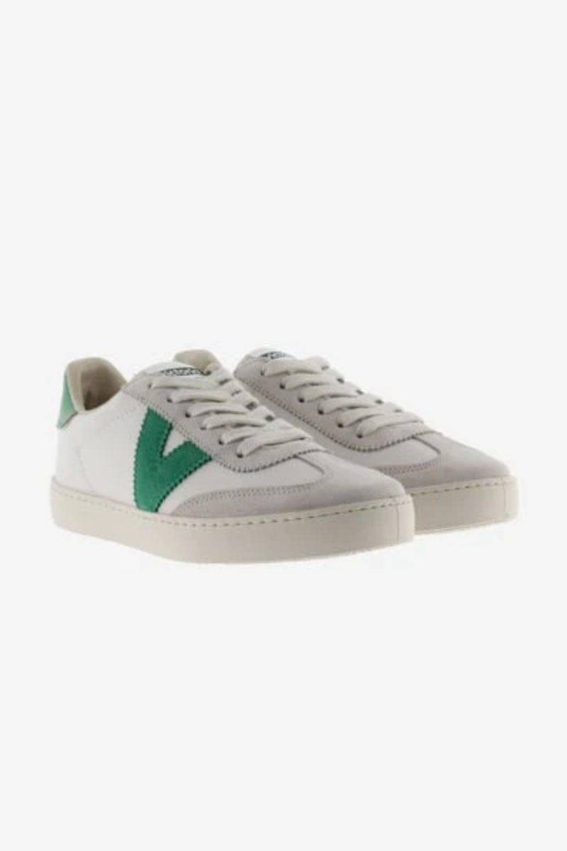 An image of the Victoria Berlin Faux Leather & Suede Cyclist Trainer